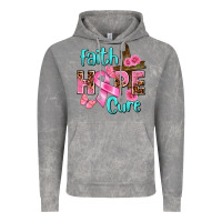 Cloud Rock Faith hope cure Breast Cancer Vintage Hoodie - FaDigitalArtStudio