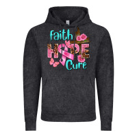 Vintage Black Faith hope cure Breast Cancer Vintage Hoodie - FaDigitalArtStudio