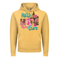 Vintage Mustard Faith hope cure Breast Cancer Vintage Hoodie - FaDigitalArtStudio
