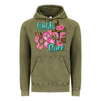 Vintage Olive Faith hope cure Breast Cancer Vintage Hoodie - FaDigitalArtStudio