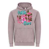 Vintage Zinc Faith hope cure Breast Cancer Vintage Hoodie - FaDigitalArtStudio