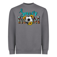 Storm western leopard cowhide sunflowers  glitter mom soccer Heavyweight Sweatshirt - Artiststas