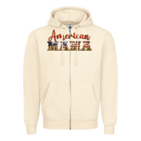 Sandshell american mama Zipper Hoodie - BarkalooDesign