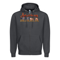 Smoke american mama Zipper Hoodie - BarkalooDesign