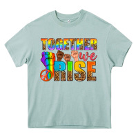 Arona LGBTQ+ together we rise Heavy Core Tee - NancyCooperArtShop