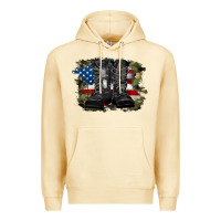 Pina Colada american flag with army boots Premium Hoodie - RanaPortraitStore