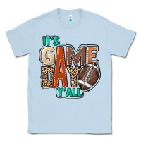 Dusty Blue It's game day y'all Classic Tee - HowdyJamesFarm