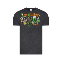 Vintage Black One lucky Nurse St. Patrick's Day Vintage Tee - CowGirlArtShop