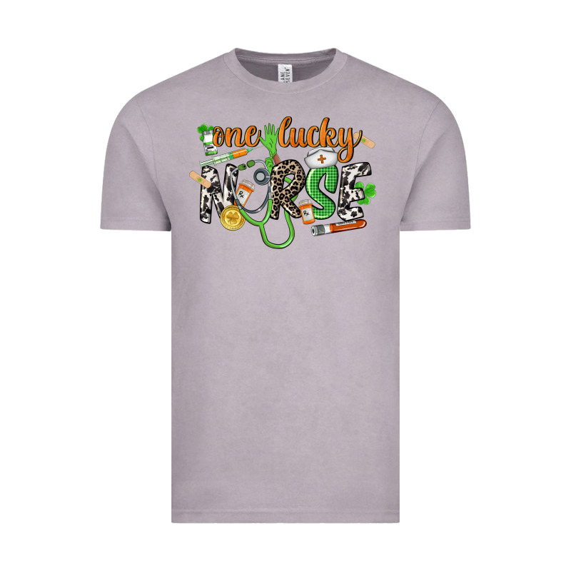 One Lucky Nurse St. Patrick's Day Vintage Tee by CowGirlArtShop | Teevron