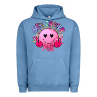 Pigment Pebble Blue hey cancer Urban Hoodie - JahusDesignShop