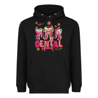 Black pink christmas teeth dental squad Heavyweight Hoodie - AdoDesignShop
