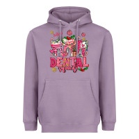 Lavender pink christmas teeth dental squad Heavyweight Hoodie - AdoDesignShop