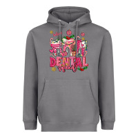 Storm pink christmas teeth dental squad Heavyweight Hoodie - AdoDesignShop