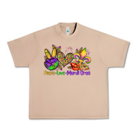 Burro peace love mardi gras olivia Urban Heavy Tee - OliviaCreatesArt