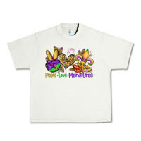 Pistachio peace love mardi gras olivia Urban Heavy Tee - OliviaCreatesArt