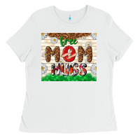 White free mom hugs Ladies Tee - TumblerDesignByShophia
