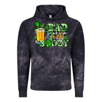 Cloud Black St. Patrick's Bad and boozy Vintage Hoodie - OliviaCreatesArt