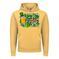 Vintage Mustard St. Patrick's Bad and boozy Vintage Hoodie - OliviaCreatesArt
