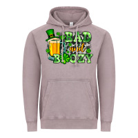 Vintage Zinc St. Patrick's Bad and boozy Vintage Hoodie - OliviaCreatesArt