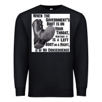 Black Vintage Retro Anarchy Day Gift Premium Sweatshirt - maiPhamDesign