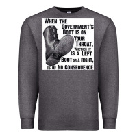 Charcoal Heather Vintage Retro Anarchy Day Gift Premium Sweatshirt - maiPhamDesign
