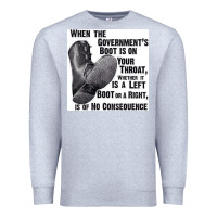 Heather Grey Vintage Retro Anarchy Day Gift Premium Sweatshirt - maiPhamDesign