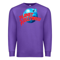 Purple planet hollywood restaurant Premium Sweatshirt - maiPhamDesign
