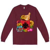 Burgundy Western Football Coffee cup Long Sleeve Tee - FaDigitalArtStudio