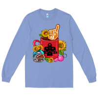 Colony Blue Western Football Coffee cup Long Sleeve Tee - FaDigitalArtStudio