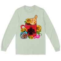 Matcha Western Football Coffee cup Long Sleeve Tee - FaDigitalArtStudio