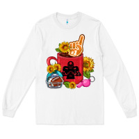 White Western Football Coffee cup Long Sleeve Tee - FaDigitalArtStudio