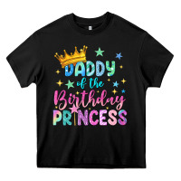 Black daddy of the birthday princess Heavy Core Tee - NancyCooperArtShop