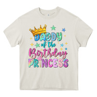 Cream daddy of the birthday princess Heavy Core Tee - NancyCooperArtShop