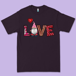Valentine's Day Gnomes Love Premium Tee Designed By Ranaportraitstore