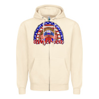 Sandshell america rainbow Zipper Hoodie - BarkalooDesign