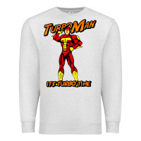 Oatmeal Heather turbo man Premium Sweatshirt - maiPhamDesign