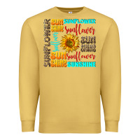 Antique Gold sunflower sunshine Premium Sweatshirt - AdoDesignShop