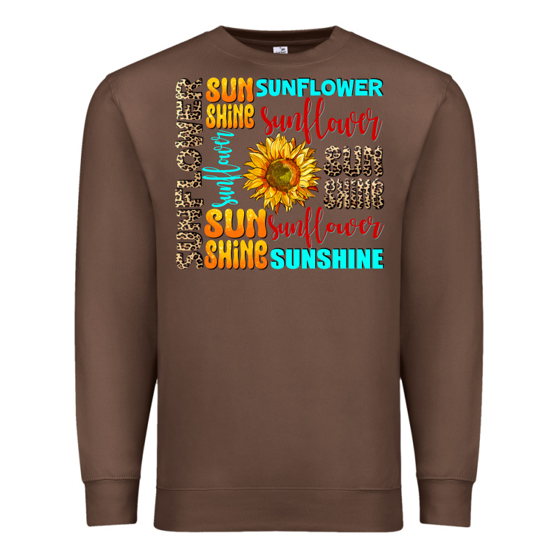 Sunflower Sunshine Premium Sweatshirt by AdoDesignShop | Teevron