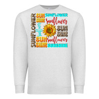 Oatmeal Heather sunflower sunshine Premium Sweatshirt - AdoDesignShop