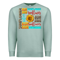 Seafoam sunflower sunshine Premium Sweatshirt - AdoDesignShop