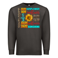 Smoke sunflower sunshine Premium Sweatshirt - AdoDesignShop