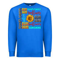 True Royal sunflower sunshine Premium Sweatshirt - AdoDesignShop