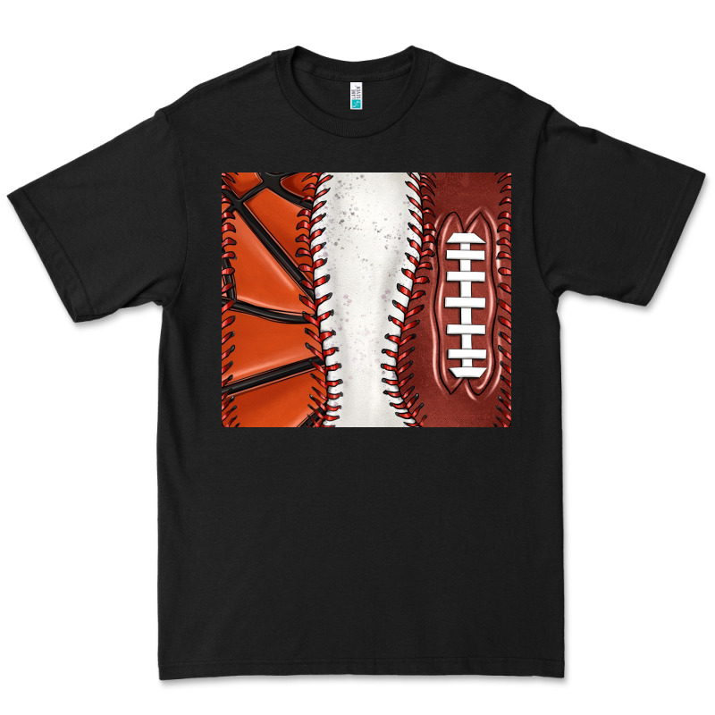 Baseball And Basketball And Football Tumbler Tbs Premium Tee by TumblerDesignByShophia | Teevron
