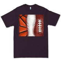 Plum baseball and basketball and football tumbler tbs Premium Tee - TumblerDesignByShophia