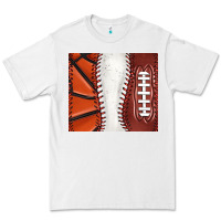 White baseball and basketball and football tumbler tbs Premium Tee - TumblerDesignByShophia