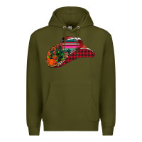Army Green Christmas Cowboy Premium Hoodie - CowhideDigitalArt