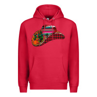 Cardinal Christmas Cowboy Premium Hoodie - CowhideDigitalArt