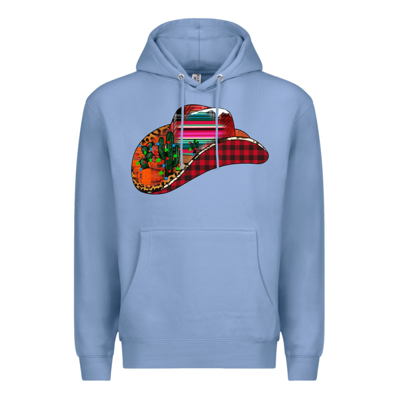 Christmas Cowboy Premium Hoodie by CowhideDigitalArt | Teevron