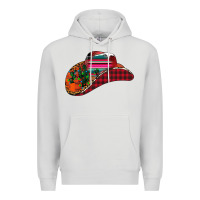 Dove Grey Christmas Cowboy Premium Hoodie - CowhideDigitalArt