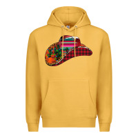 Mustard Christmas Cowboy Premium Hoodie - CowhideDigitalArt